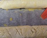Foto del paso 5 de la receta: Bratwurst con mostaza y miel en hojaldre