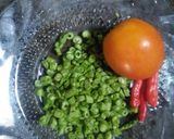 Foto langkah ke 1 dari resep Beberuk kacang panjang.