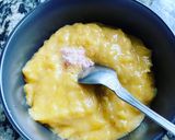 Gambar langkah 1 resipi Kek Pisang Breadmaker.