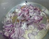 A picture of step 2 of Mutton Pulao.