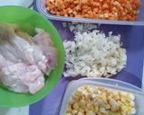 Foto langkah ke 1 dari resep 046. Sup Jagung Wortel Telur.