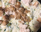 Foto del paso 6 de la receta: Gratén de calabacín, pollo y bacon