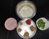 A picture of step 2 of Paneer Paratha.