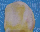 Foto langkah ke 7 dari resep (Sourdough Discard) Roti Tawar Angkak dan Kunyit.