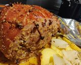 A picture of step 11 of Gammon Joint with Honey and Mustard Glaze.