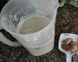 A picture of step 4 of Chickpea, Mung Bean, and Cashew Milk.