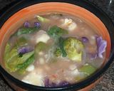 A picture of step 5 of Corn flour soup.