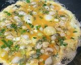 A picture of step 6 of Oyster Omelet.