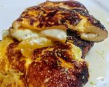 Foto del paso 3 de la receta: OMELLETTE Rellena con Duraznos🍑y queso Mozzarella...!