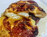 Foto del paso 3 de la receta: OMELLETTE Rellena con Duraznos🍑y queso Mozzarella...!