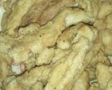 A picture of step 3 of Dragon chicken.