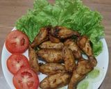 Foto langkah ke 9 dari resep CHICKEN WING, lalap, slada,wortel.
