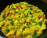 Pas rețetă Cavolfiore e pollo al curry 2 fotografie