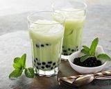 Hình bước làm 6 của món Trà sữa matcha - Vừa uống vừa hát ca !