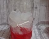 Foto langkah ke 3 dari resep Es Serabut Merah (Es Sarang Burung KW).