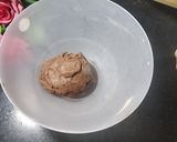 A picture of step 3 of Chocolate choc chip cookies.