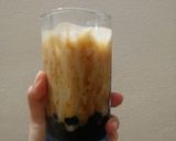 Hình bước làm 3 của món Trà sữa ô long trân châu đường nâu