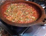 Foto del paso 14 de la receta: Tajine de boquerones en salsa de berenjena asada y tomates