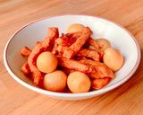 Hình bước làm 5 của món Thịt Kho Trứng Cút