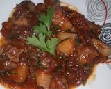 A picture of step 4 of Hot n sweet pork.