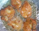 A picture of step 4 of Raw Banana Palak Fritters(Jain Food).