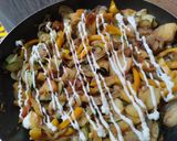 Foto del paso 8 de la receta: Salteado de vegetales y manzana🍎🧅🥯