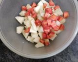 A picture of step 2 of Sweet potato salad.