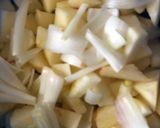A picture of step 1 of Apple Salad.