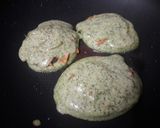Foto del paso 4 de la receta: Marcianitos saludables (pancakes verdes)🛸