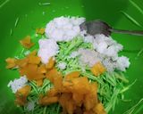 Foto langkah ke 2 dari resep Sawut singkong pandan nangka.