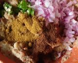 A picture of step 3 of Chickpea Potato Seekh Kebab.