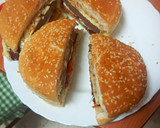Foto del paso 12 de la receta: Hamburguesa de ternera completa