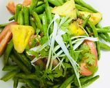 Hình bước làm 5 của món Đậu Cô Ve Xào Thơm Cà