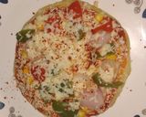 A picture of step 5 of Yummy sooji pizza.