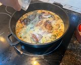 Foto del paso 7 de la receta: Conejo en salsa de champiñones