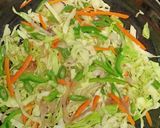 A picture of step 5 of Veg noodles.