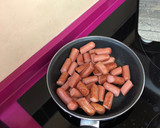 Foto del paso 3 de la receta: Arroz a la cubana, con salchichas y huevo