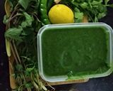 A picture of step 4 of Spicy Mint Coriander Chutney.