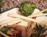 Une image de l'étape 5 de Gambas marinade au satay.