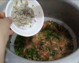 A picture of step 11 of Rangeen Pulao.