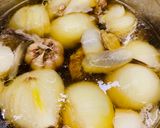 Hình bước làm 5 của món Canh sườn bò hầm kiểu Hàn
