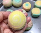 Foto langkah ke 8 dari resep Unicorn rainbow pastry mooncake(spiral mooncake).