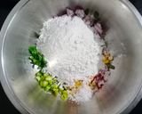 A picture of step 1 of Sarva Pindi Spicy rice flour pancake.