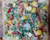 A picture of step 4 of 3 Layer Bombay Cheese Sandwich.