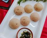 A picture of step 9 of Rava idli.