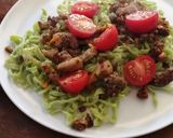 Foto del paso 5 de la receta: Tallarines verdes con salsa de Martín
