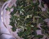 Kadipatta chutney recipe step 1 photo