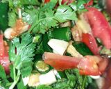 A picture of step 1 of Green chutney.
