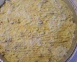 A picture of step 4 of Bangers n mash with a twist.