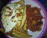 A picture of step 6 of Sweet potatoes with fried egg and stew.